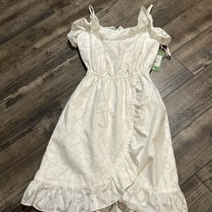 Lilly Pulitzer Dress S White  Resort White Petal Mini 32860 NWT $168